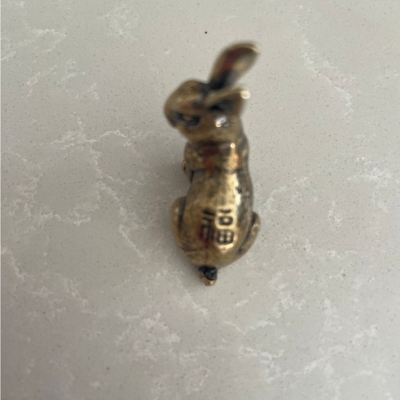 Gold Rabbit Figurine - Picture 2 of 4